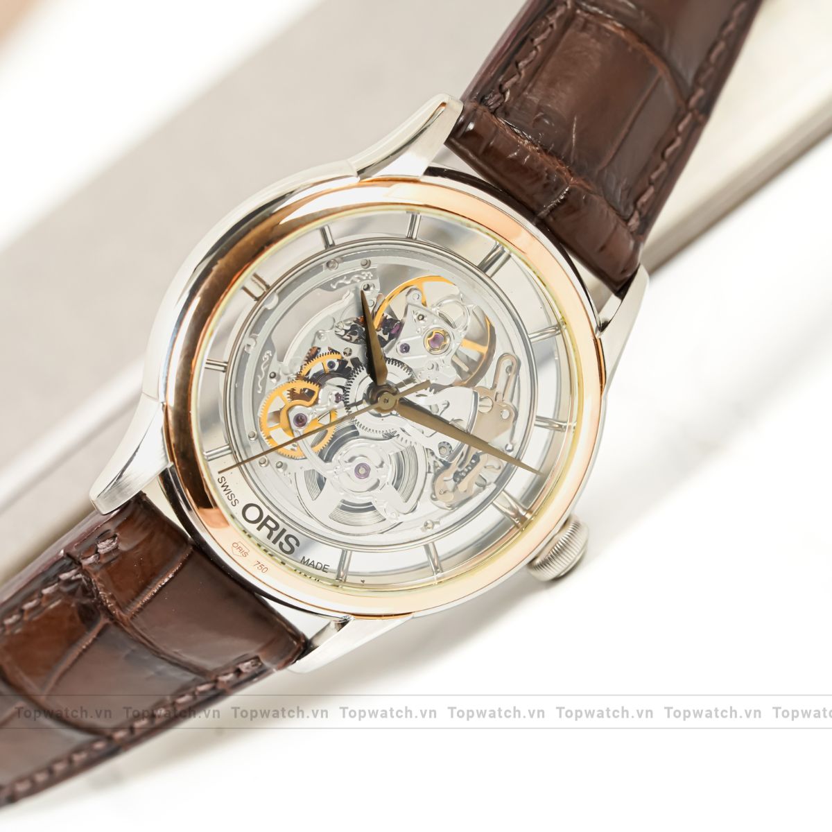 Đồng hồ Oris Artelier Skeleton 73476846351LS Đồng hồ Oris Artelier Skeleton 73476846351LS - Ảnh 2