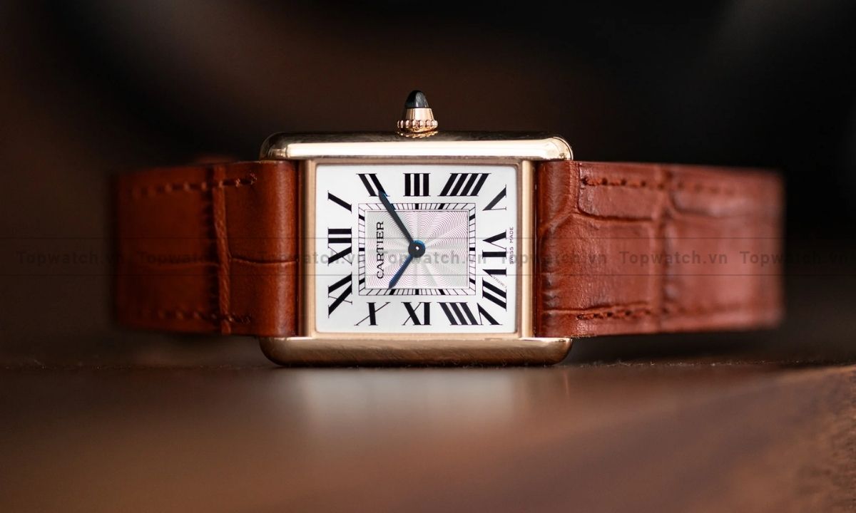 Đồng hồ nam mặt vuông - Cartier Tank Louis Cartier Automatic