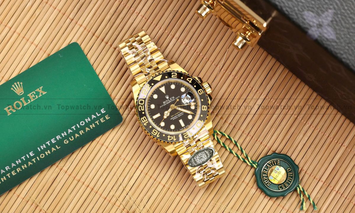dong-ho-Rolex-GMT-Master-II-gold Đồng hồ Rolex nam - Rolex GMT-Master II Gold