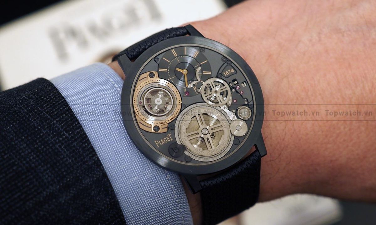 Đồng hồ mỏng nhất thế giới - Piaget Altiplano Ultimate Concept Tourbillon