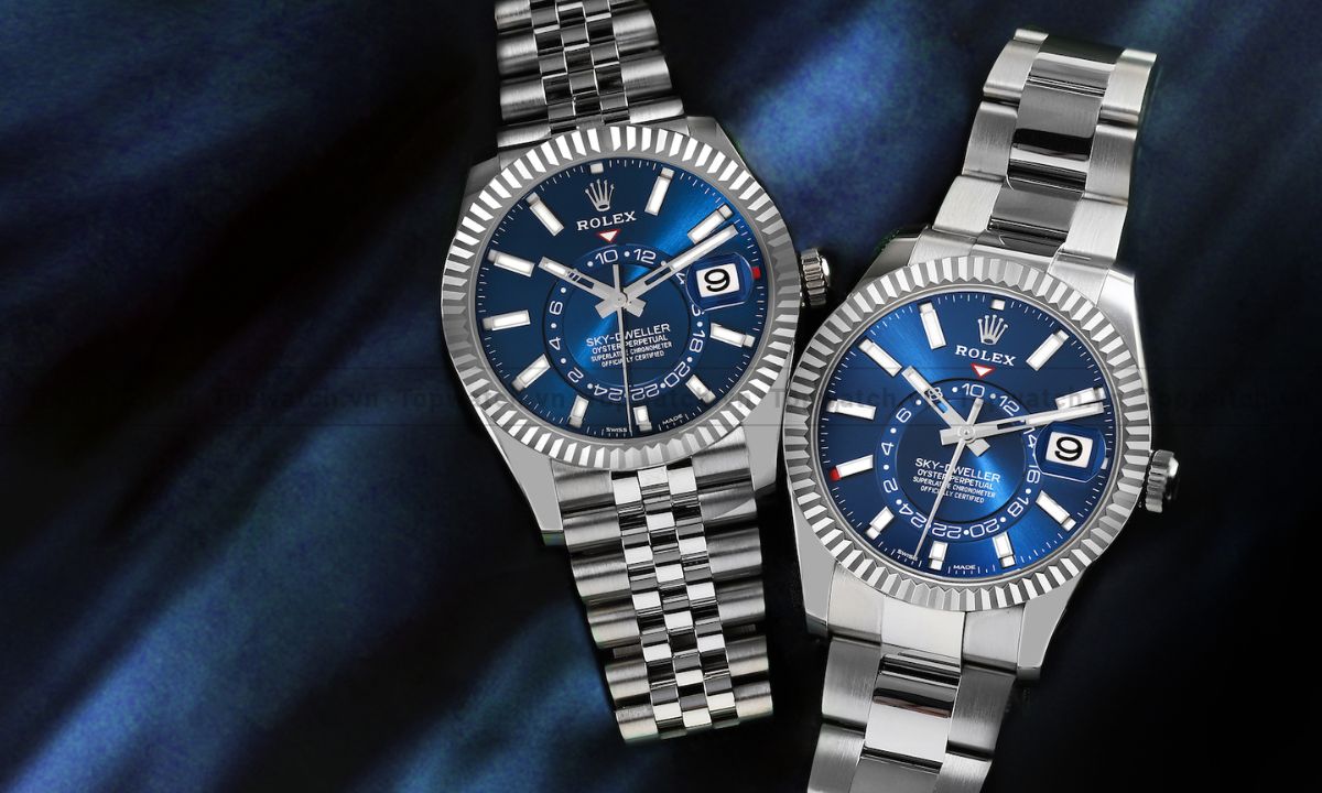dong-ho-Rolex-Sky-Dweller-Blue-Dial Đồng hồ Rolex nam - Rolex Sky-Dweller Blue Dial