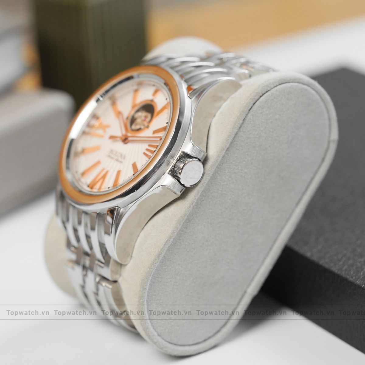 Đồng hồ Bulova Accu Swiss KirkwoodAutomatic Watch 40 mm 65A105 Đồng hồ Bulova Accu Swiss KirkwoodAutomatic Watch 40 mm 65A105 - Ảnh 4