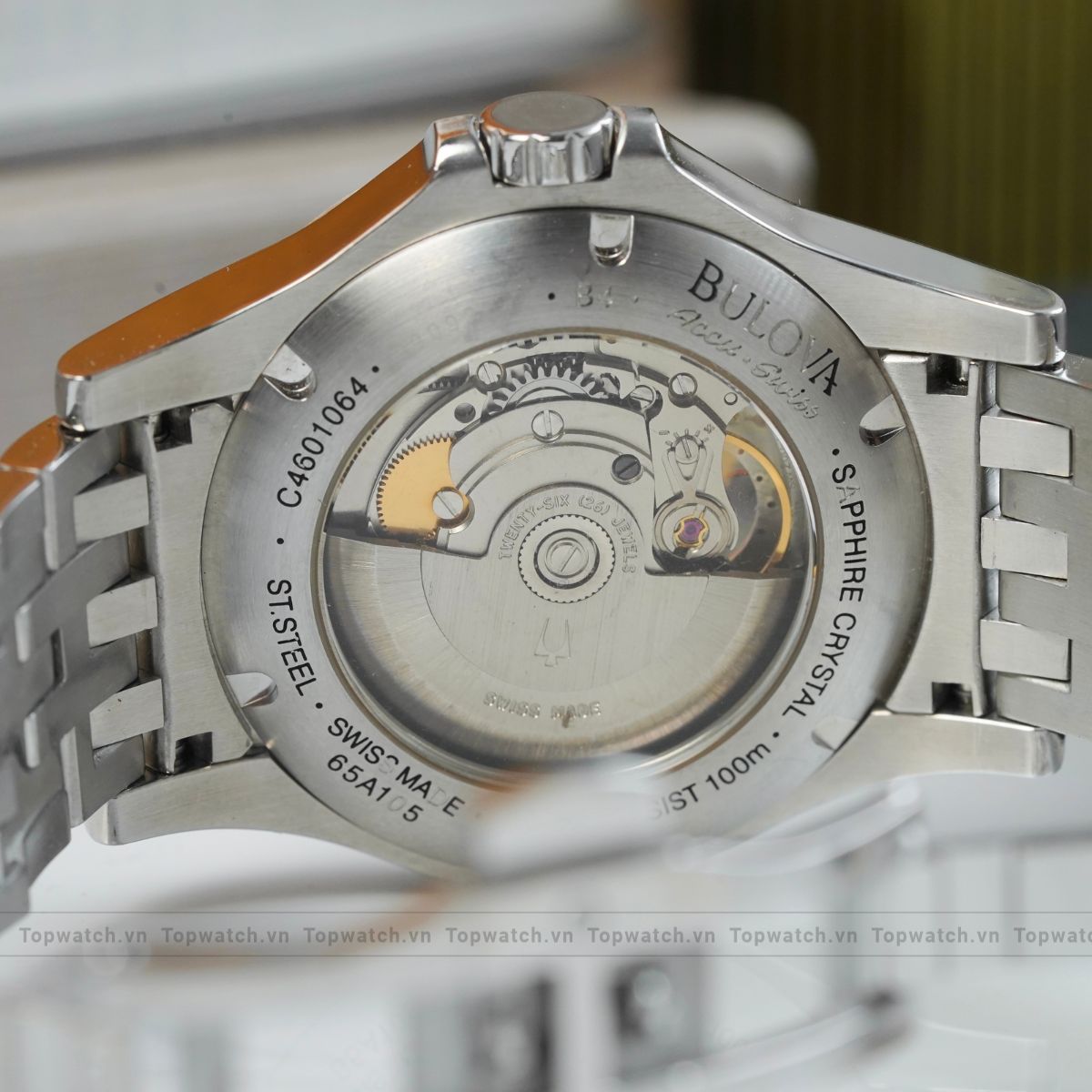 Đồng hồ Bulova Accu Swiss KirkwoodAutomatic Watch 40 mm 65A105 Đồng hồ Bulova Accu Swiss KirkwoodAutomatic Watch 40 mm 65A105 - Ảnh 5