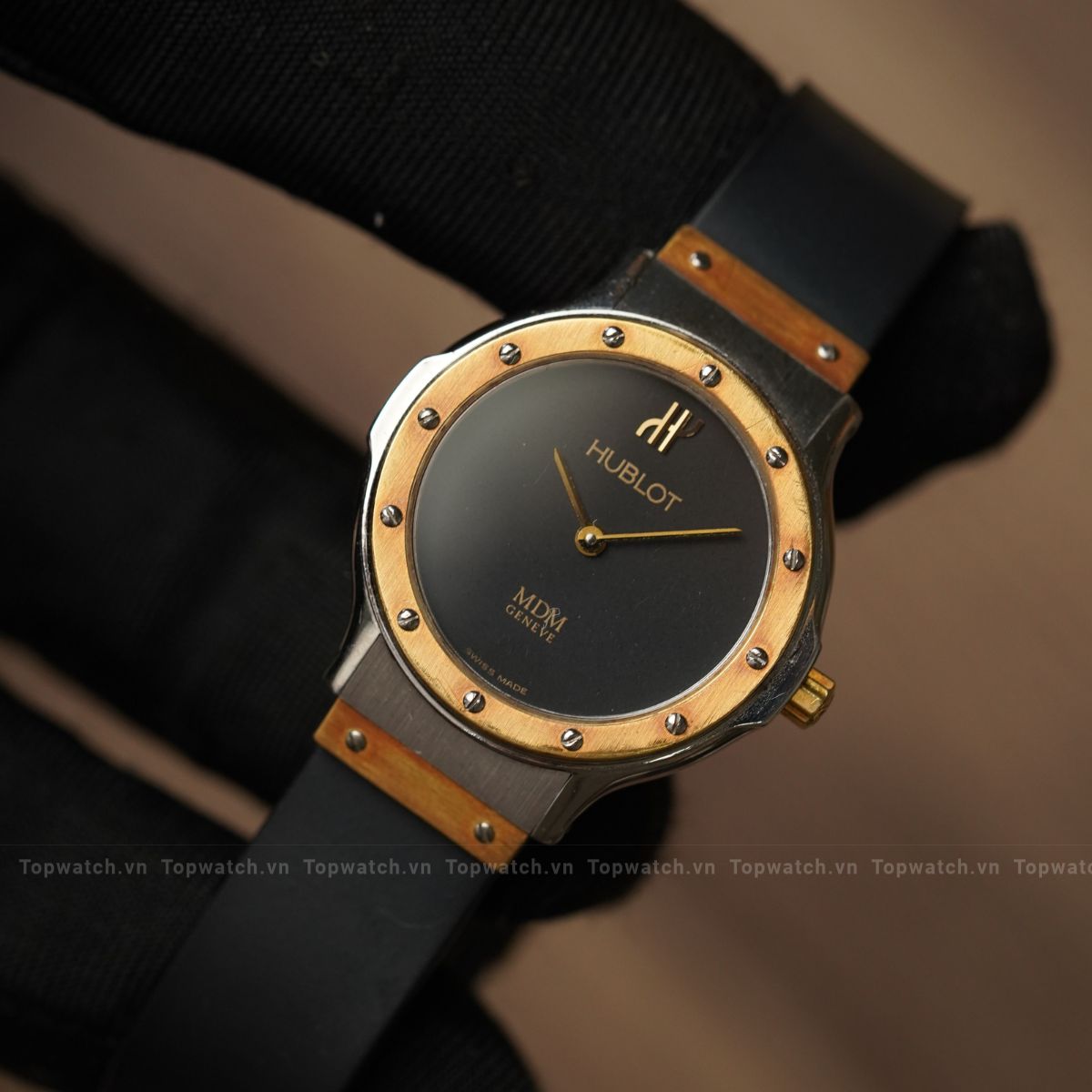 Đồng hồ Hublot MDM Women's Black Watch - 1280.100.3.044 Đồng hồ Hublot MDM Women's Black Watch - 1280.100.3.044 - Ảnh 2