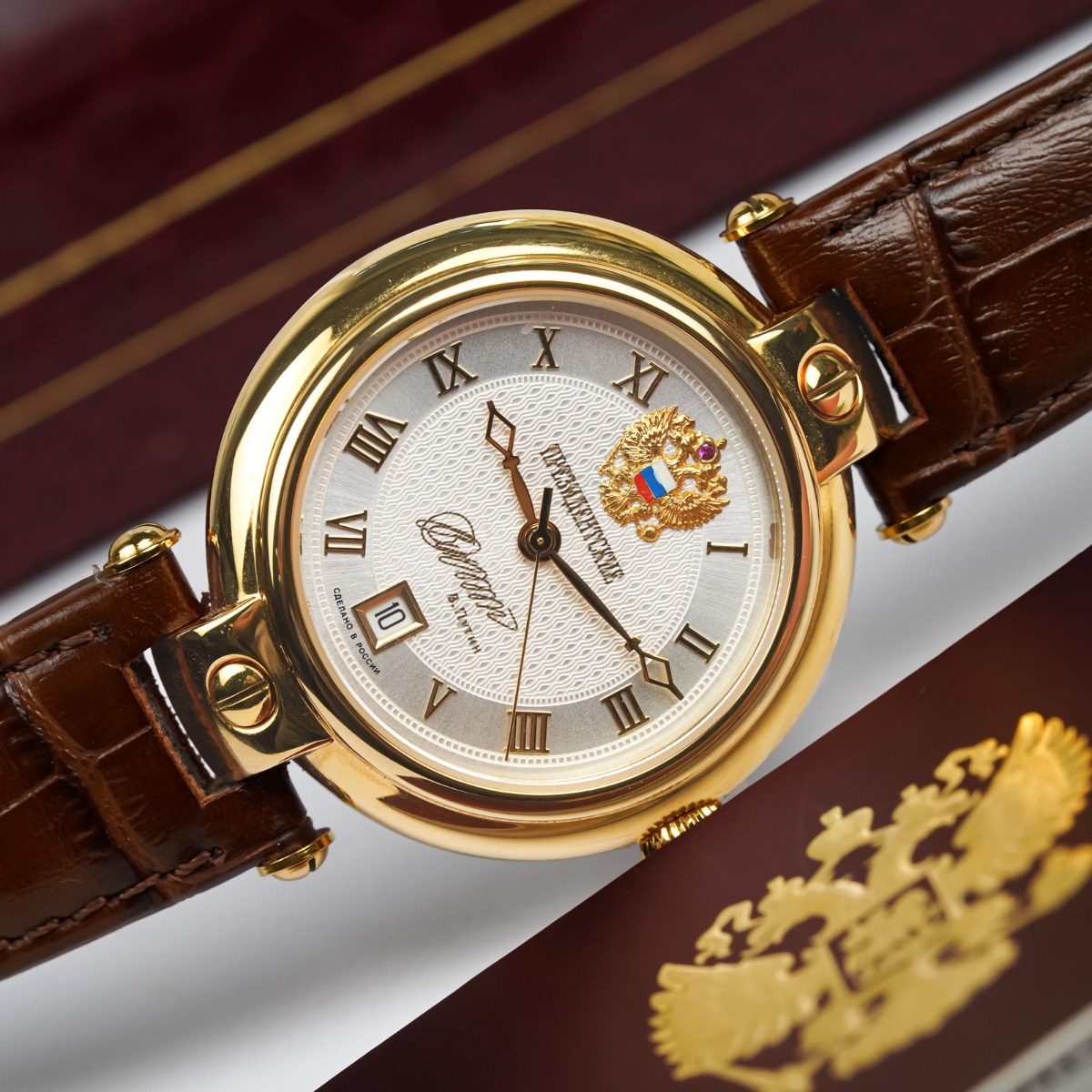 Đồng Hồ Nga Poljot President Putin Gold Đồng Hồ Nga Poljot President Putin Gold - Ảnh 3