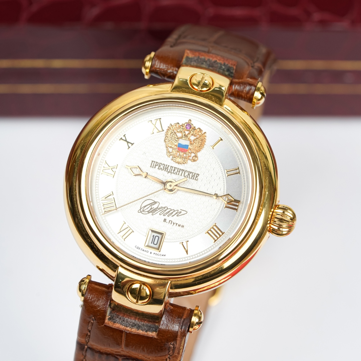 Đồng Hồ Nga Poljot President Putin Gold Đồng Hồ Nga Poljot President Putin Gold - Ảnh 7