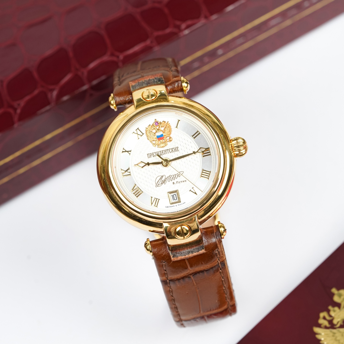 Đồng Hồ Nga Poljot President Putin Gold Đồng Hồ Nga Poljot President Putin Gold - Ảnh 8