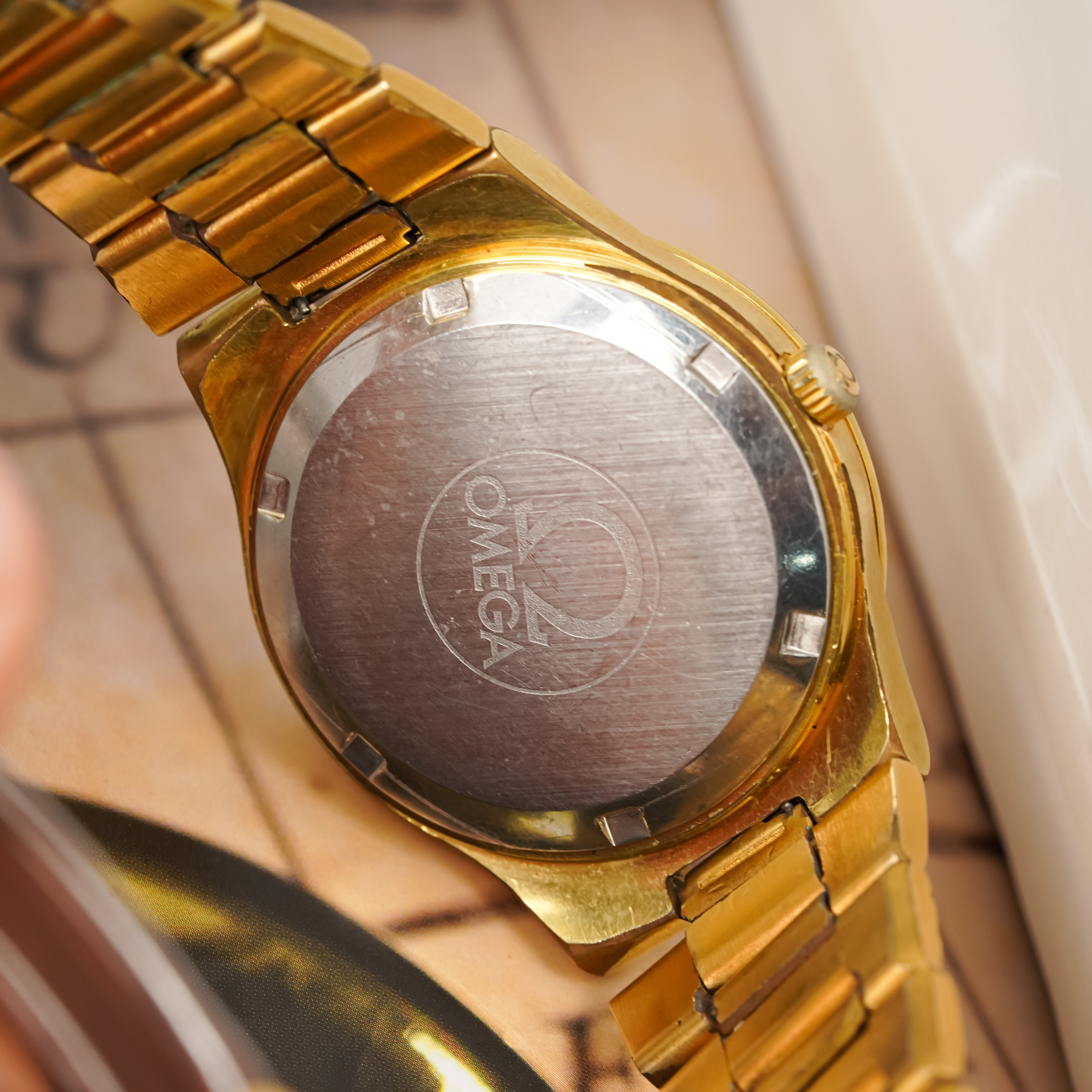 Đồng hồ Omega 1972 Vintage Geneve 166.0173 Gold Plated Đồng hồ Omega 1972 Vintage Geneve 166.0173 Gold Plated - Ảnh 8