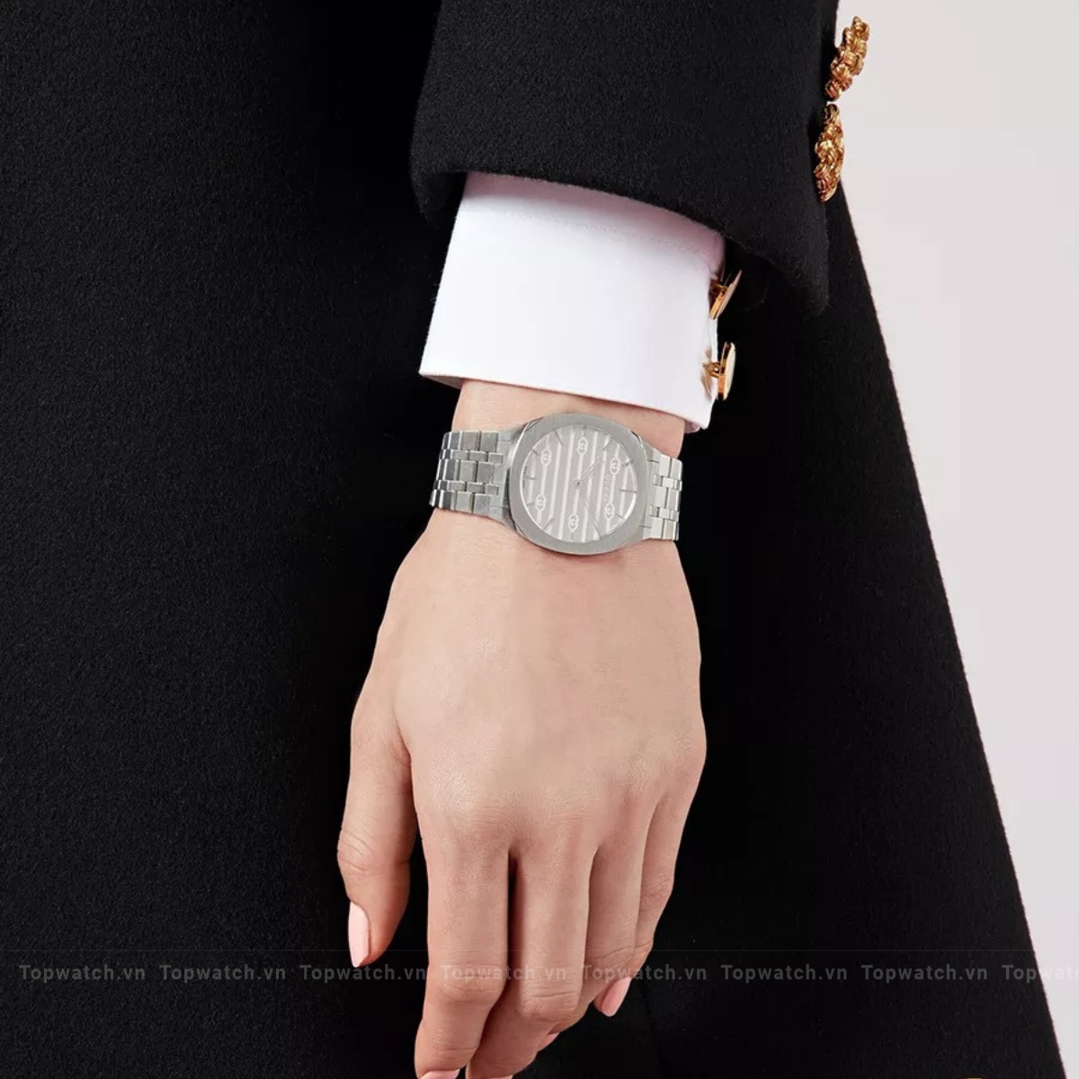 Gucci 25H YA163402 Watch 34mm Gucci 25H YA163402 Watch 34mm - Ảnh 2