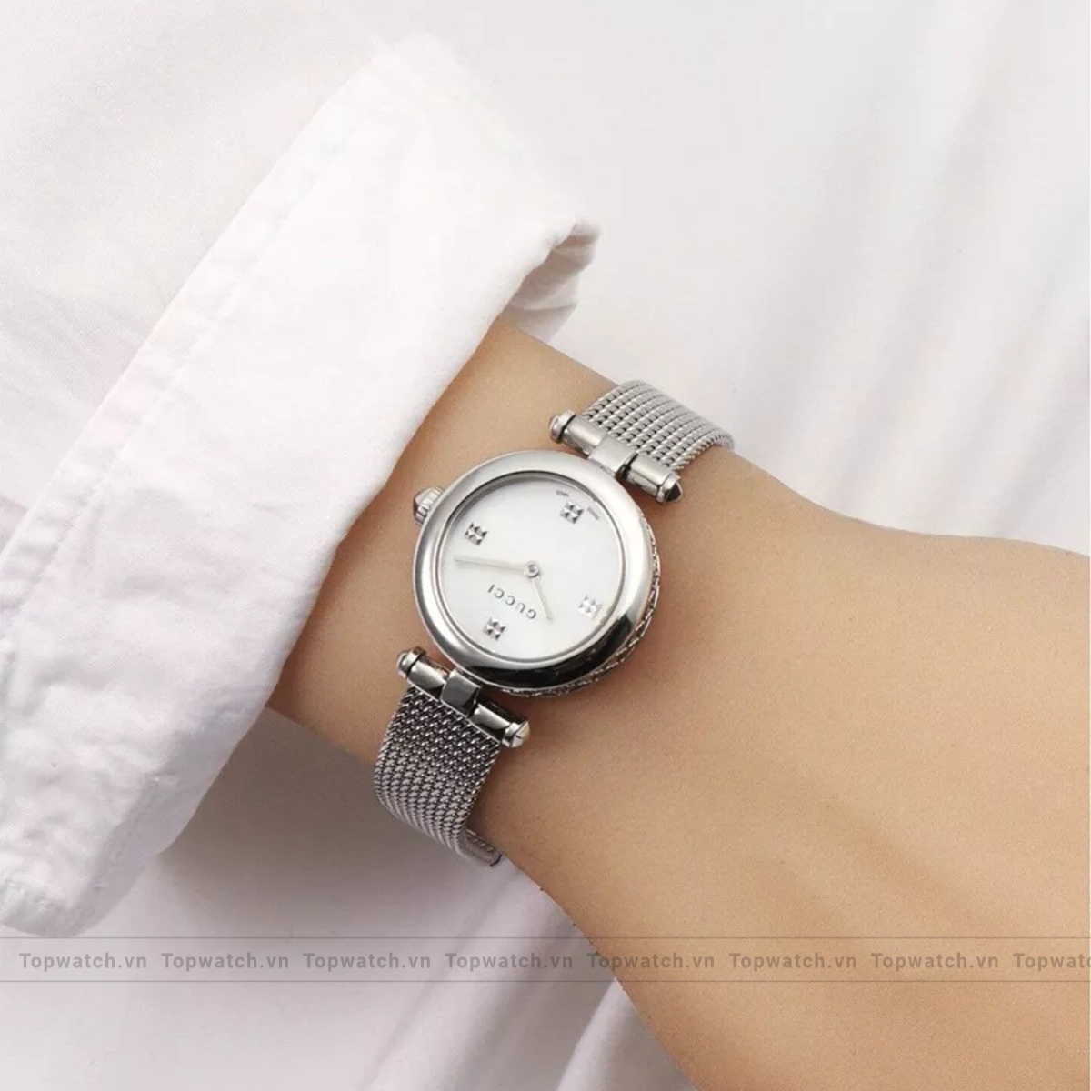 Gucci Diamantissima YA141504 Small Watch 27mm Gucci Diamantissima YA141504 Small Watch 27mm - Ảnh 2