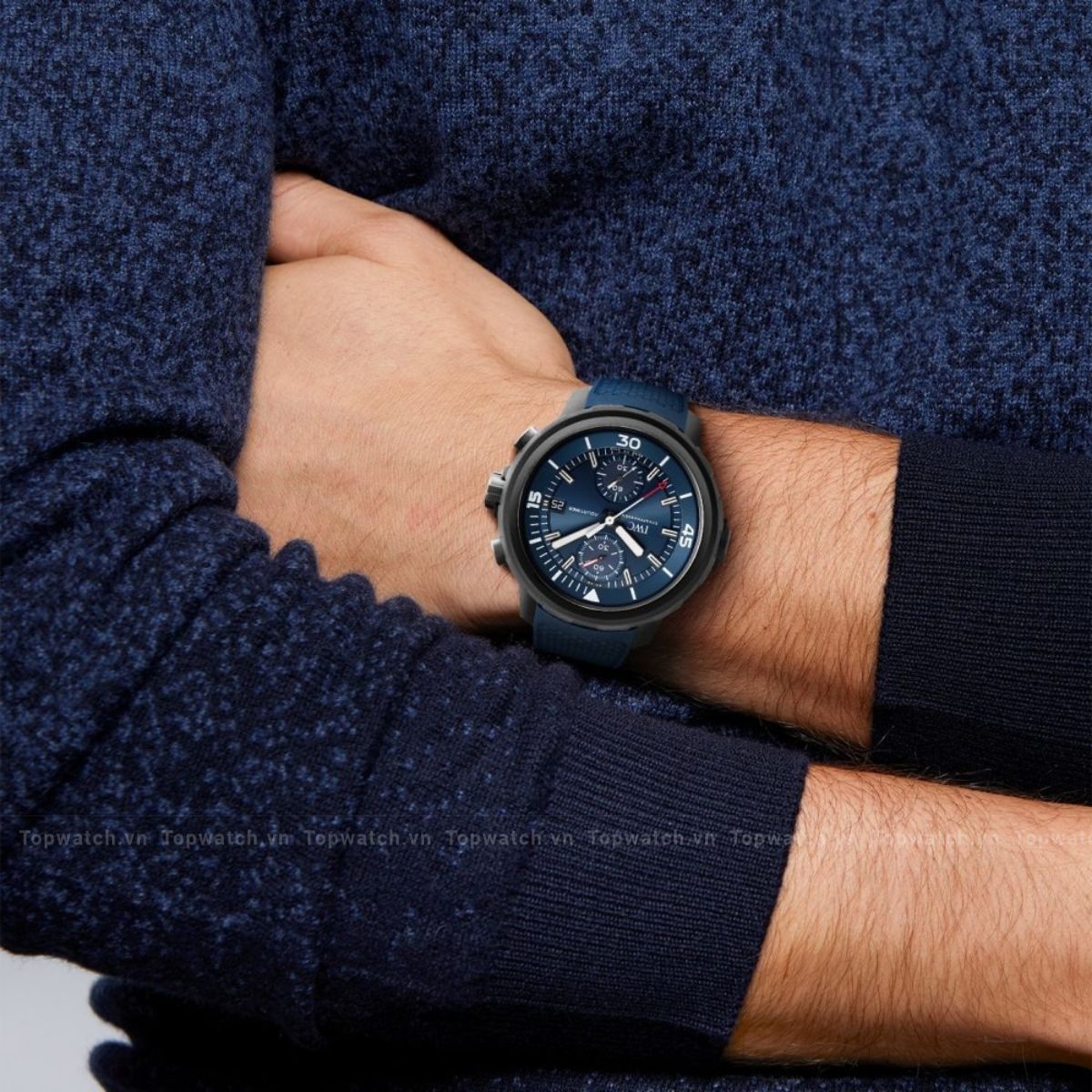 IWC Aquatimer IW379507 “Laureus Sport For Good” Watch 45mm IWC Aquatimer IW379507 “Laureus Sport For Good” Watch 45mm - Ảnh 2