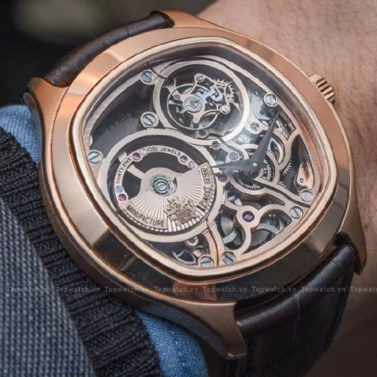 Piaget Emperador Cushion-Shaped G0A40042 46mm Piaget Emperador Cushion-Shaped G0A40042 46mm - Ảnh 2