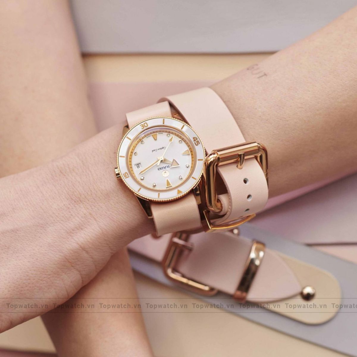 Rado Captain Cook R32139708 Marina Hoermanseder Watch 37mm Rado Captain Cook R32139708 Marina Hoermanseder Watch 37mm - Ảnh 2