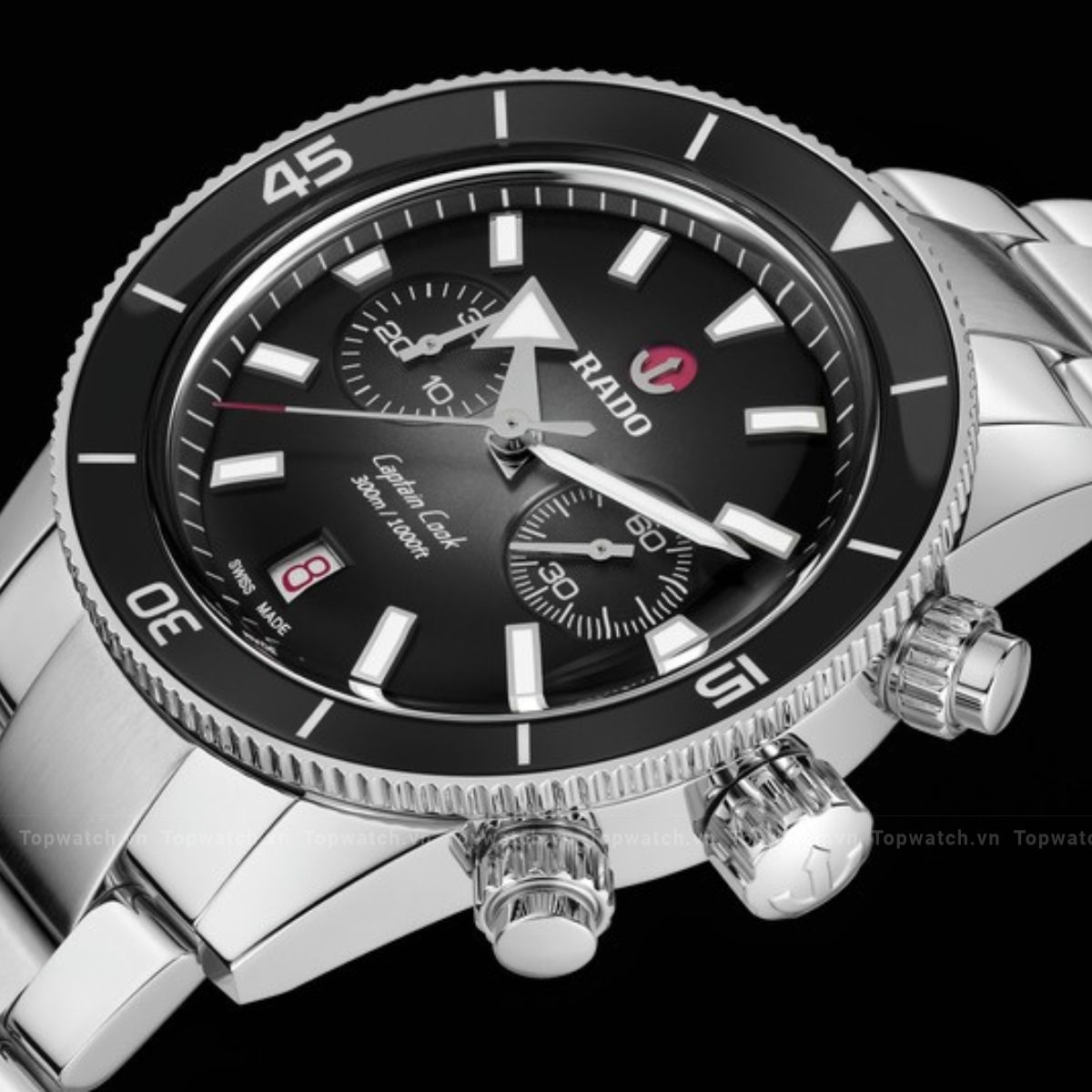 Rado Captain Cook R32145158 Chronograph Watch 43mm Rado Captain Cook R32145158 Chronograph Watch 43mm - Ảnh 2