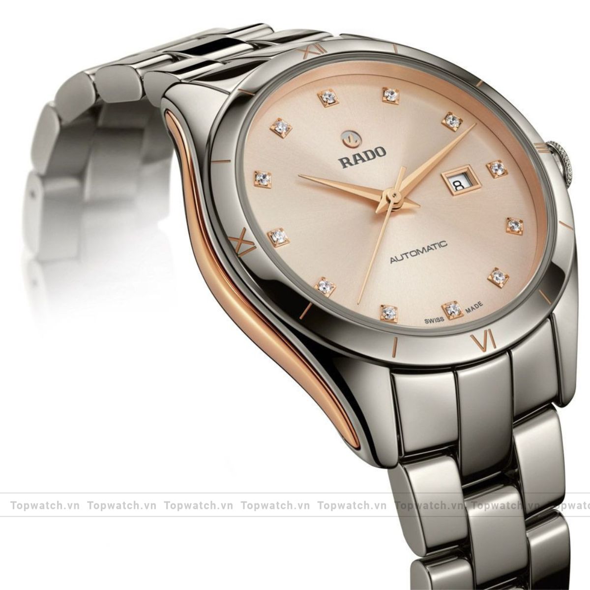 Rado Hyperchrome R32043712 Diamonds Watch 36mm Rado Hyperchrome R32043712 Diamonds Watch 36mm - Ảnh 2