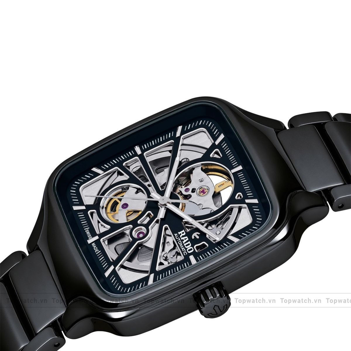 Rado True Square R27086152 Automatic Watch 38mm Rado True Square R27086152 Automatic Watch 38mm - Ảnh 2