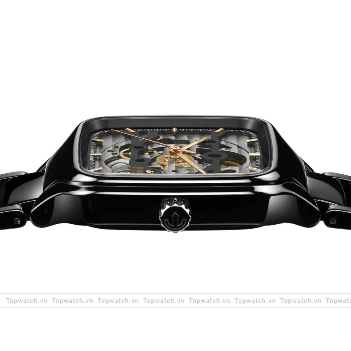 Rado True Square R27124162 Automatic Skeleton Watch 38mm Rado True Square R27124162 Automatic Skeleton Watch 38mm - Ảnh 3