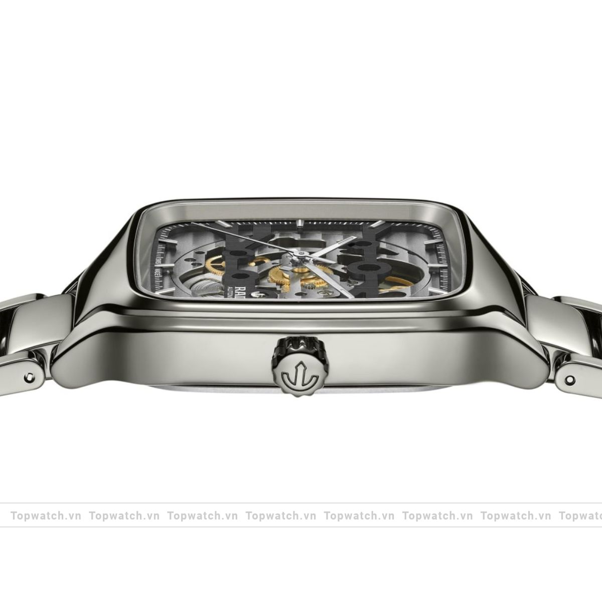 Rado True Square R27125152 Automatic Skeleton Watch 38mm Rado True Square R27125152 Automatic Skeleton Watch 38mm - Ảnh 3