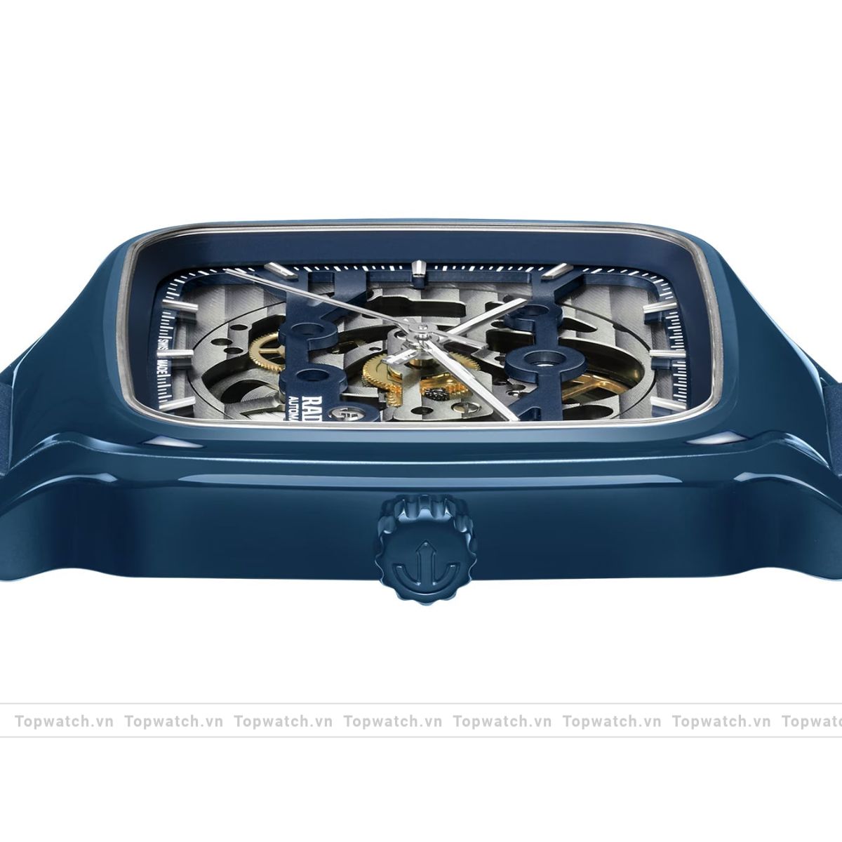 Rado True Square R27178205 Automatic Skeleton Watch 38mm Rado True Square R27178205 Automatic Skeleton Watch 38mm - Ảnh 3