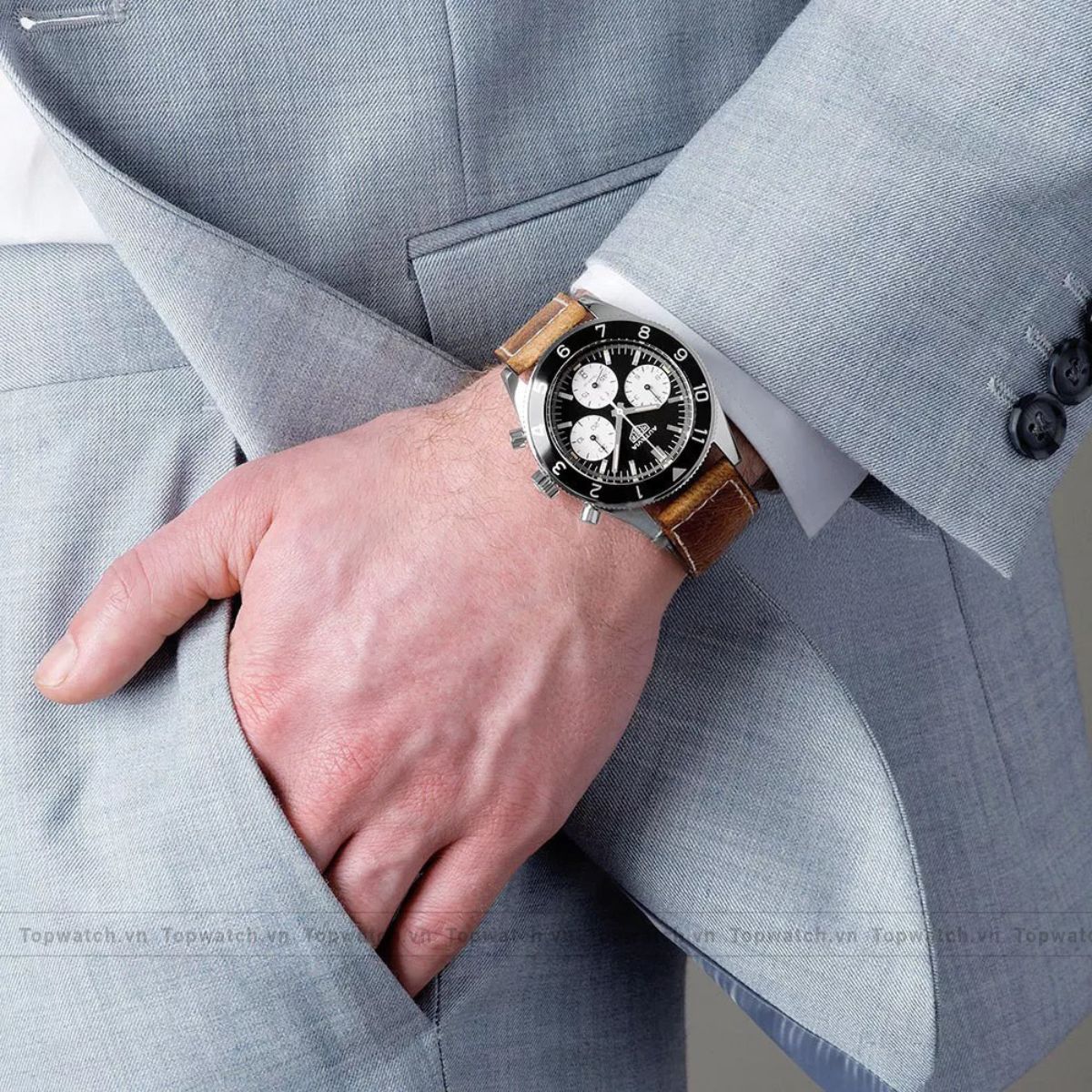 Tag Heuer Autavia CBE2110.FC8226 Heritage Calibre Heuer 02 Watch 42mm Tag Heuer Autavia CBE2110.FC8226 Heritage Calibre Heuer 02 Watch 42mm - Ảnh 2