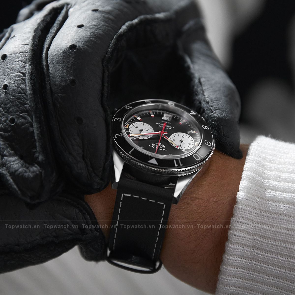 Tag Heuer Autavia CBE2118.FC8246 Heritage Calibre Heuer 02 Watch 42mm Tag Heuer Autavia CBE2118.FC8246 Heritage Calibre Heuer 02 Watch 42mm - Ảnh 2