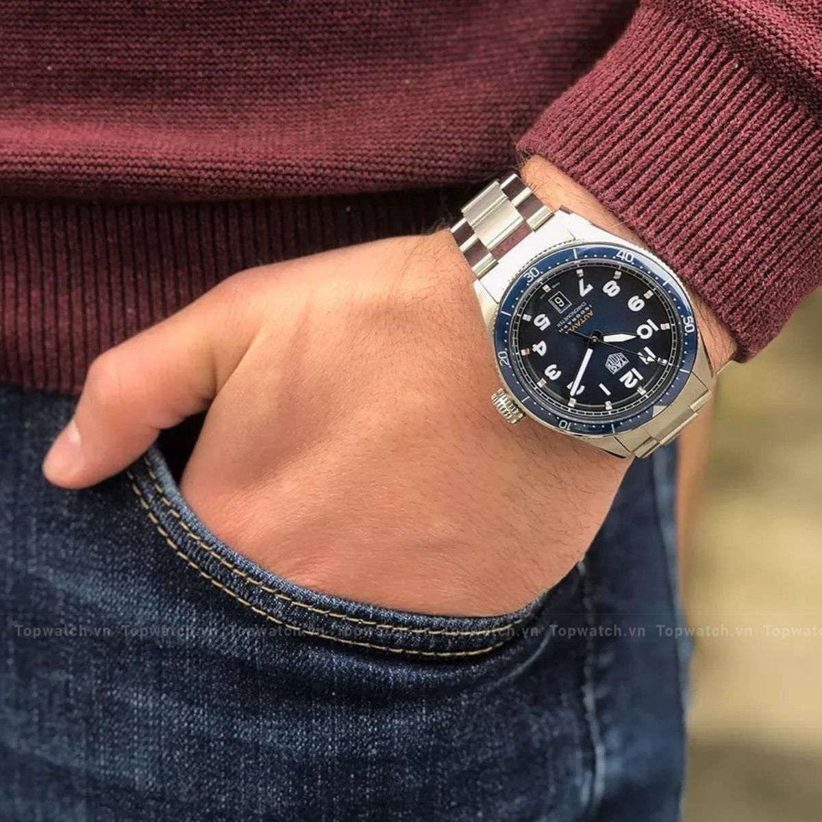 Tag Heuer Autavia WBE5112.EB0173 Isograph Watch 42mm Tag Heuer Autavia WBE5112.EB0173 Isograph Watch 42mm - Ảnh 2