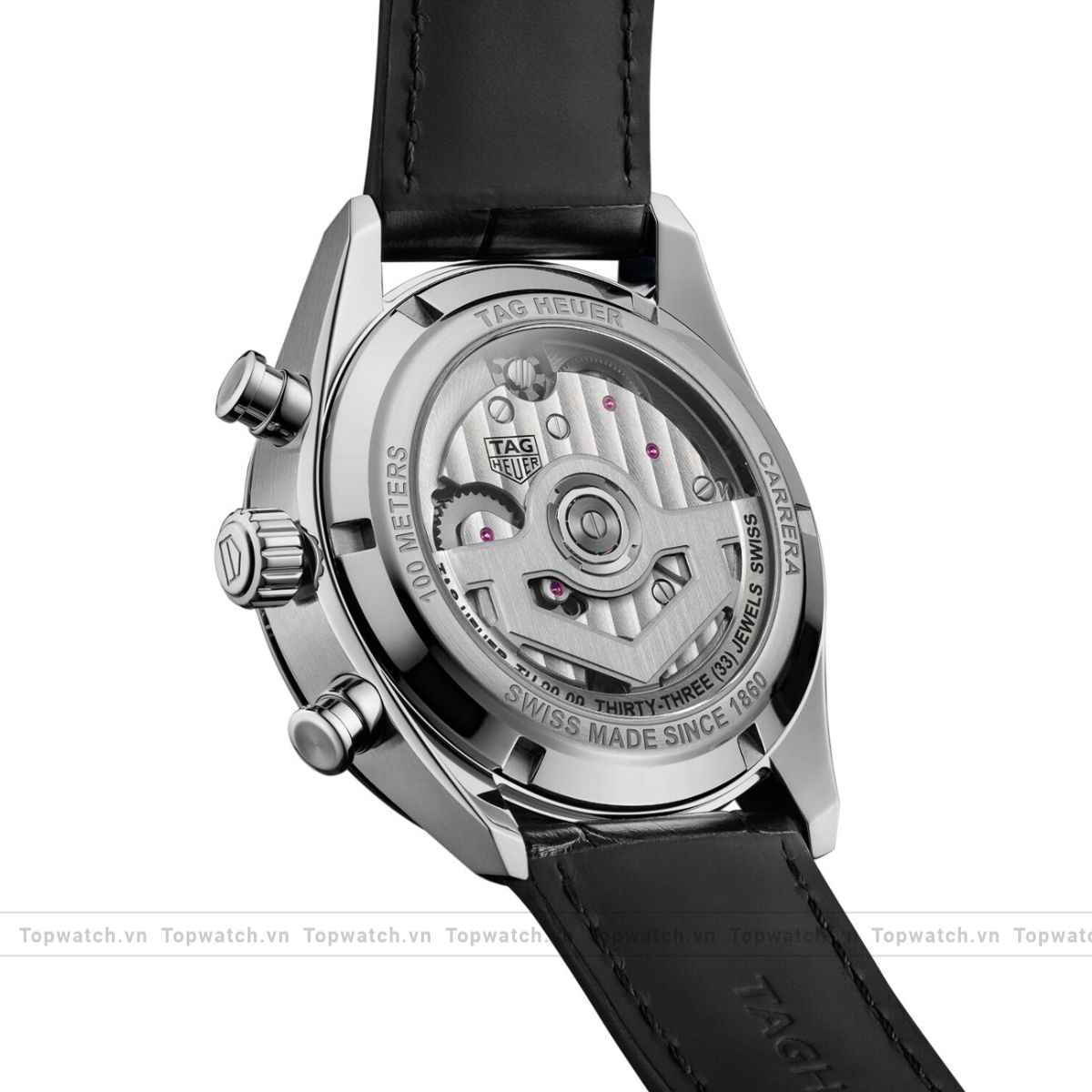 Tag Heuer Carrera CBS5011.FC6566 Green Chronograph Watch 42mm Tag Heuer Carrera CBS5011.FC6566 Green Chronograph Watch 42mm - Ảnh 3