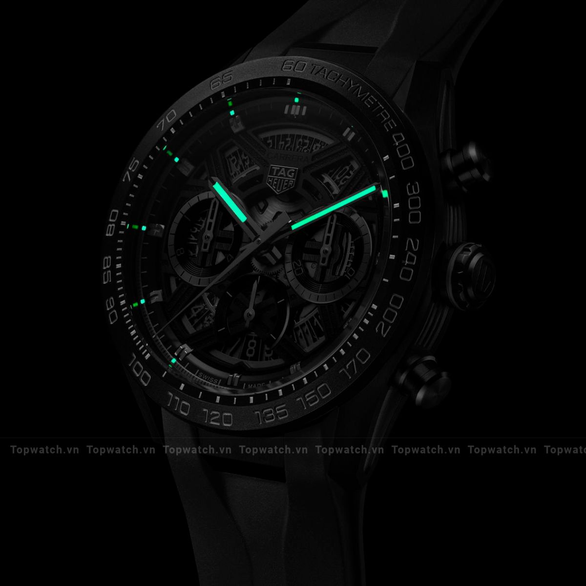 Tag Heuer Carrera CBU2080.FT6272 Chronograph Extreme Sport Watch 44mm Tag Heuer Carrera CBU2080.FT6272 Chronograph Extreme Sport Watch 44mm - Ảnh 4