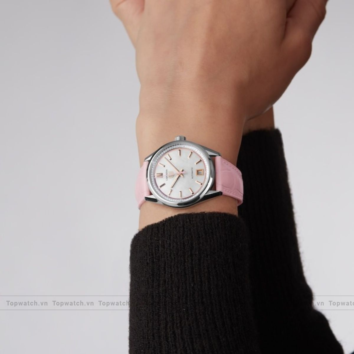 Tag Heuer Carrera WBN2315.FC8331 Pink Automatic Ladies Watch 36mm Tag Heuer Carrera WBN2315.FC8331 Pink Automatic Ladies Watch 36mm - Ảnh 6