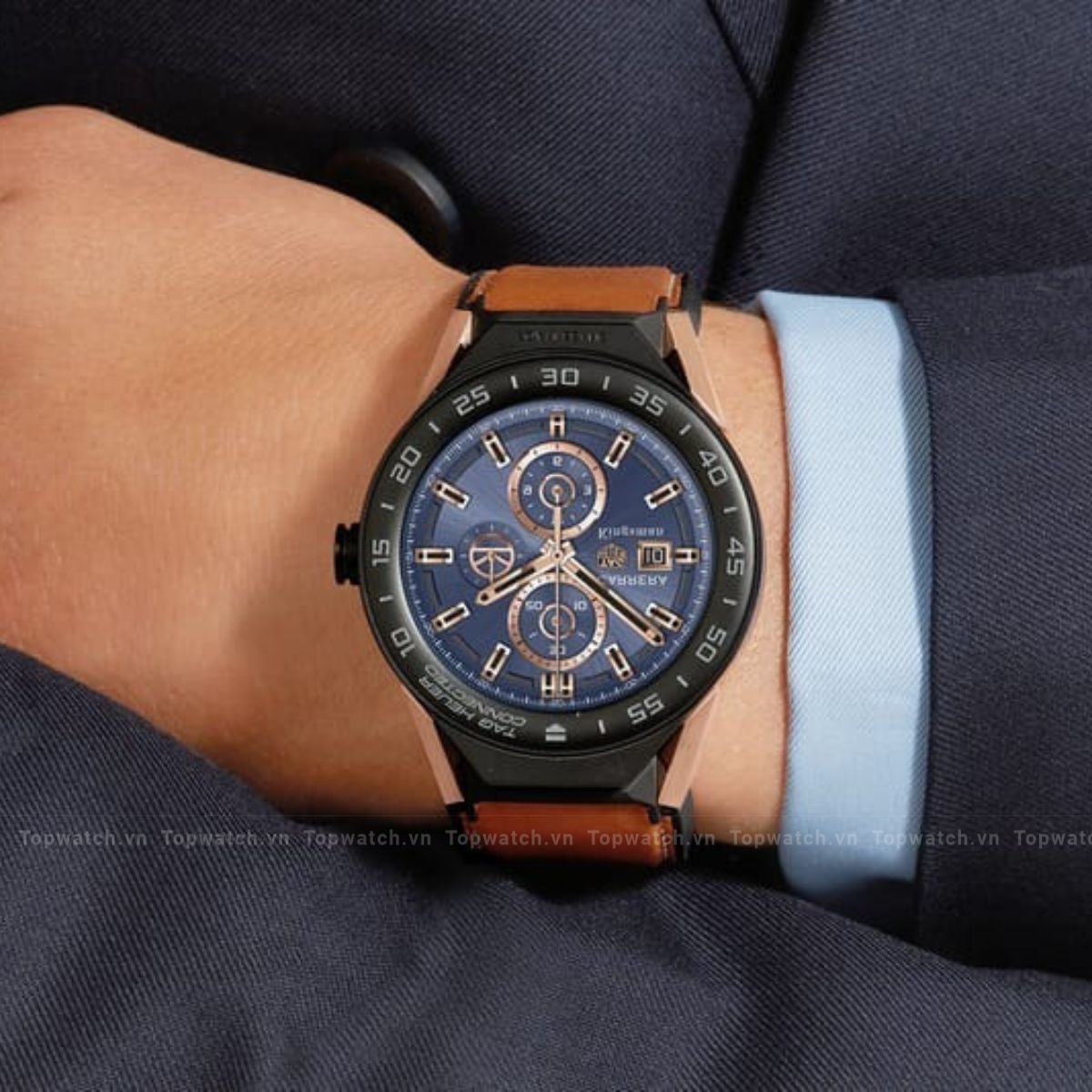 Tag Heuer Connected Modular SBF8A8023.32EB0103 Watch 45mm Tag Heuer Connected Modular SBF8A8023.32EB0103 Watch 45mm - Ảnh 2