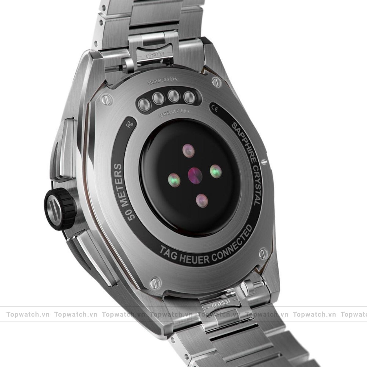 Tag Heuer Connected SBR8A10.BA0616 Silver-Tone Calibre E4 Watch 45mm Tag Heuer Connected SBR8A10.BA0616 Silver-Tone Calibre E4 Watch 45mm - Ảnh 3