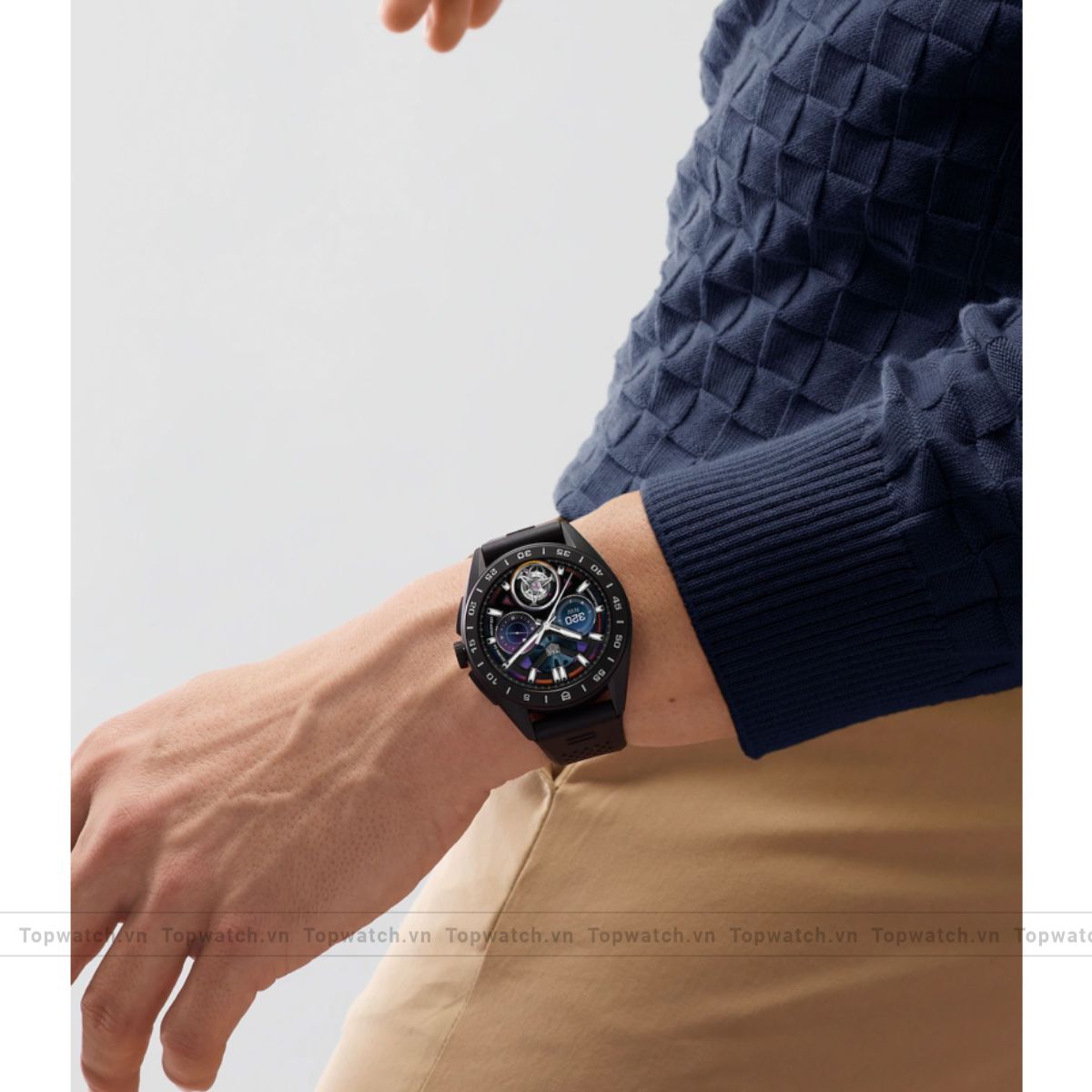 Tag Heuer Connected SBR8A80.BT6261 Calibre E4 Watch 45mm Tag Heuer Connected SBR8A80.BT6261 Calibre E4 Watch 45mm - Ảnh 4