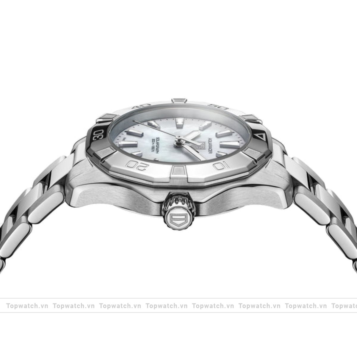 TAG Heuer WBP1312.BA0005 Aquaracer Silver Solar Watch 34mm TAG Heuer WBP1312.BA0005 Aquaracer Silver Solar Watch 34mm - Ảnh 2