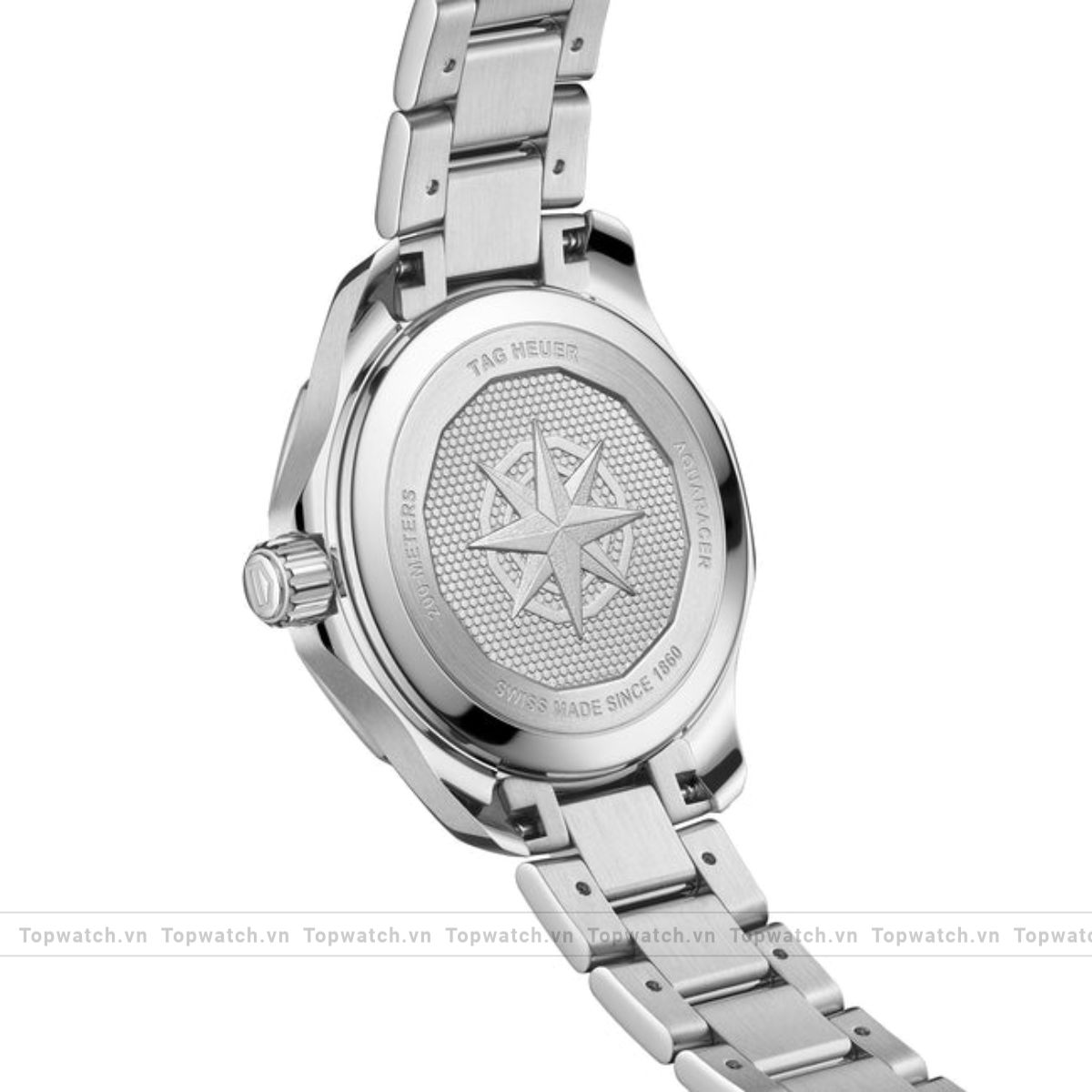 TAG Heuer WBP1312.BA0005 Aquaracer Silver Solar Watch 34mm TAG Heuer WBP1312.BA0005 Aquaracer Silver Solar Watch 34mm - Ảnh 3