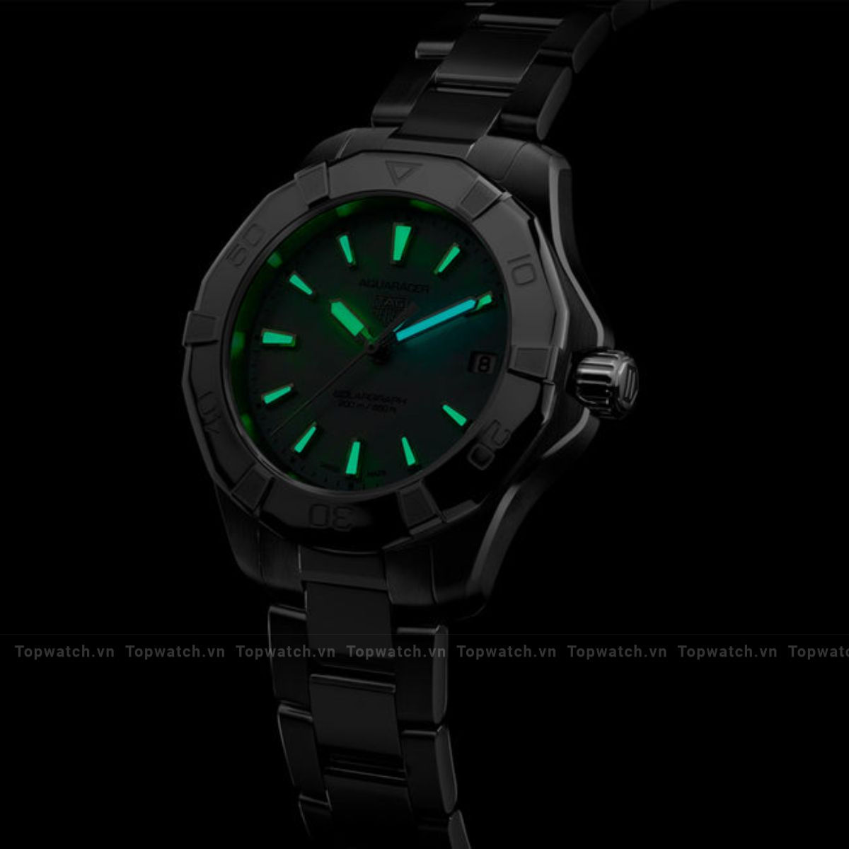TAG Heuer WBP1312.BA0005 Aquaracer Silver Solar Watch 34mm TAG Heuer WBP1312.BA0005 Aquaracer Silver Solar Watch 34mm - Ảnh 5