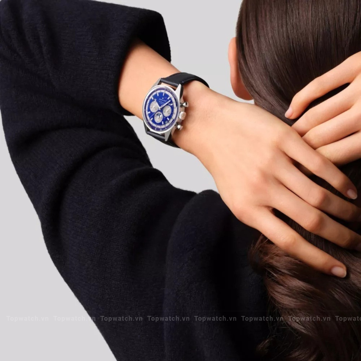 Zenith Chronnomaster 03.3400.3610/51.C910 Original Lapis Lazuli Watch 38mm Zenith Chronnomaster 03.3400.3610/51.C910 Original Lapis Lazuli Watch 38mm - Ảnh 5
