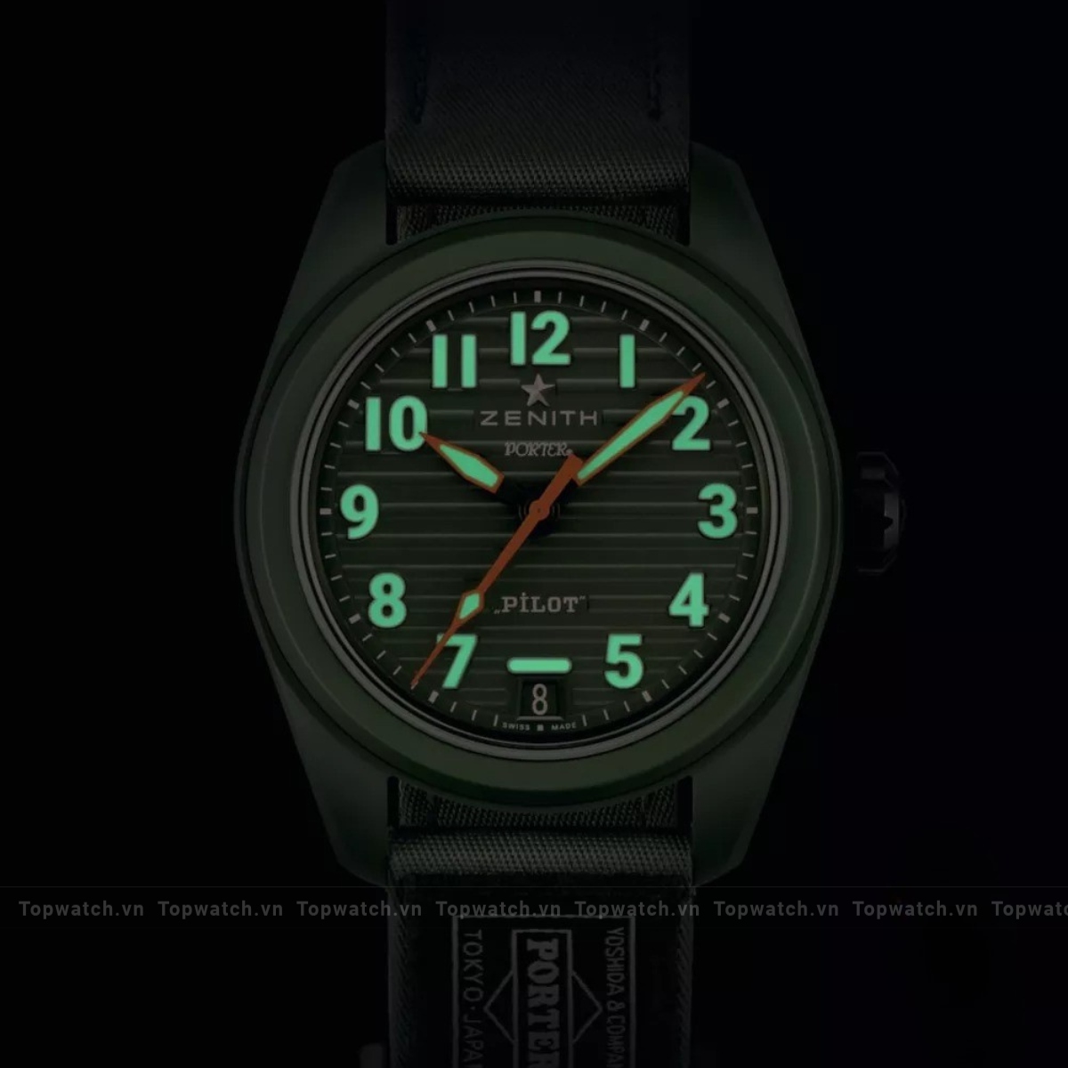 Zenith Pilot 49.4001.3620/63.I001 Automatic Porter Limited Edition Watch 40mm Zenith Pilot 49.4001.3620/63.I001 Automatic Porter Limited Edition Watch 40mm - Ảnh 2