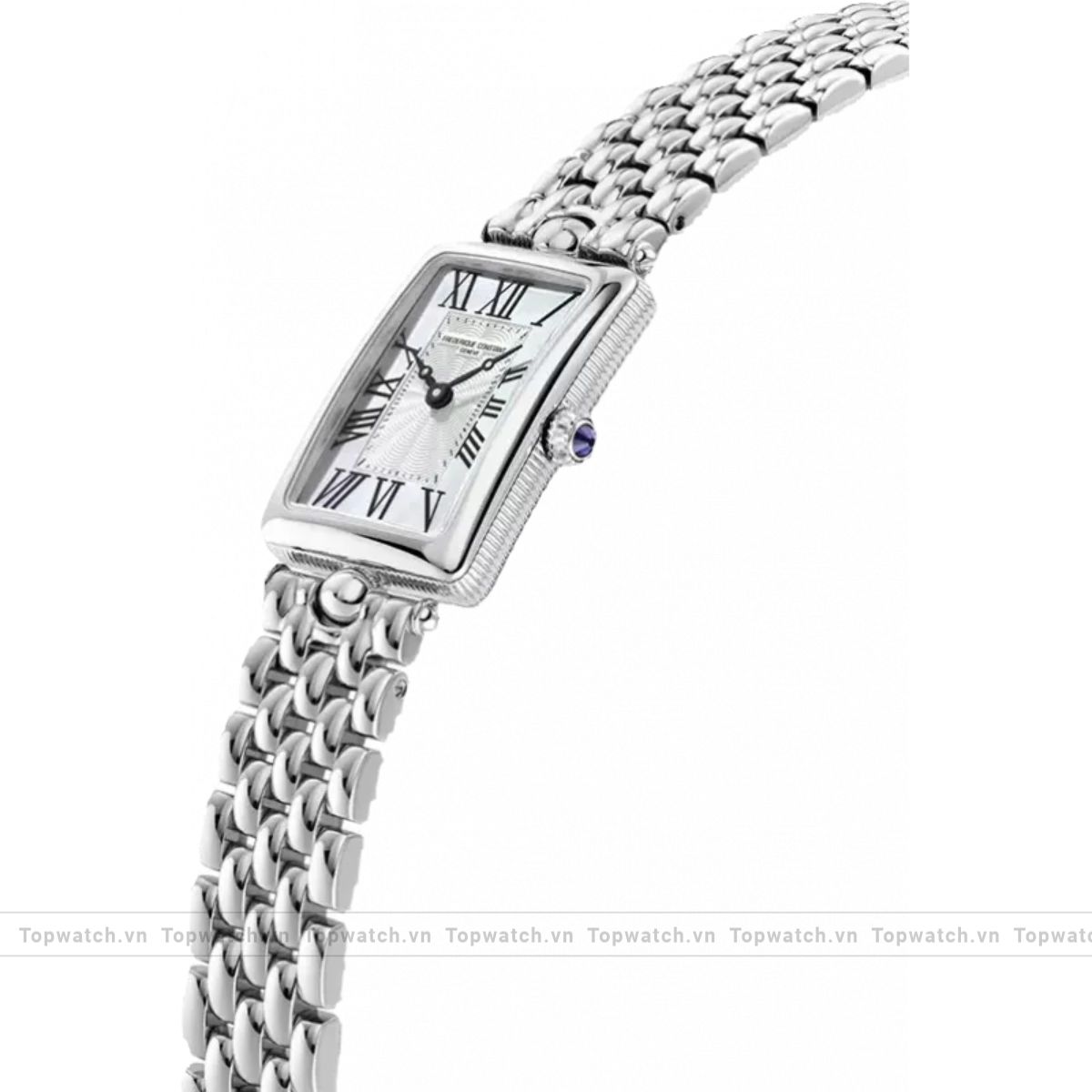 Frederique Constant Art Deco FC-200MPW2AC6B Carre Steel Watch 20.7mm Frederique Constant Art Deco FC-200MPW2AC6B Carre Steel Watch 20.7mm - Ảnh 3