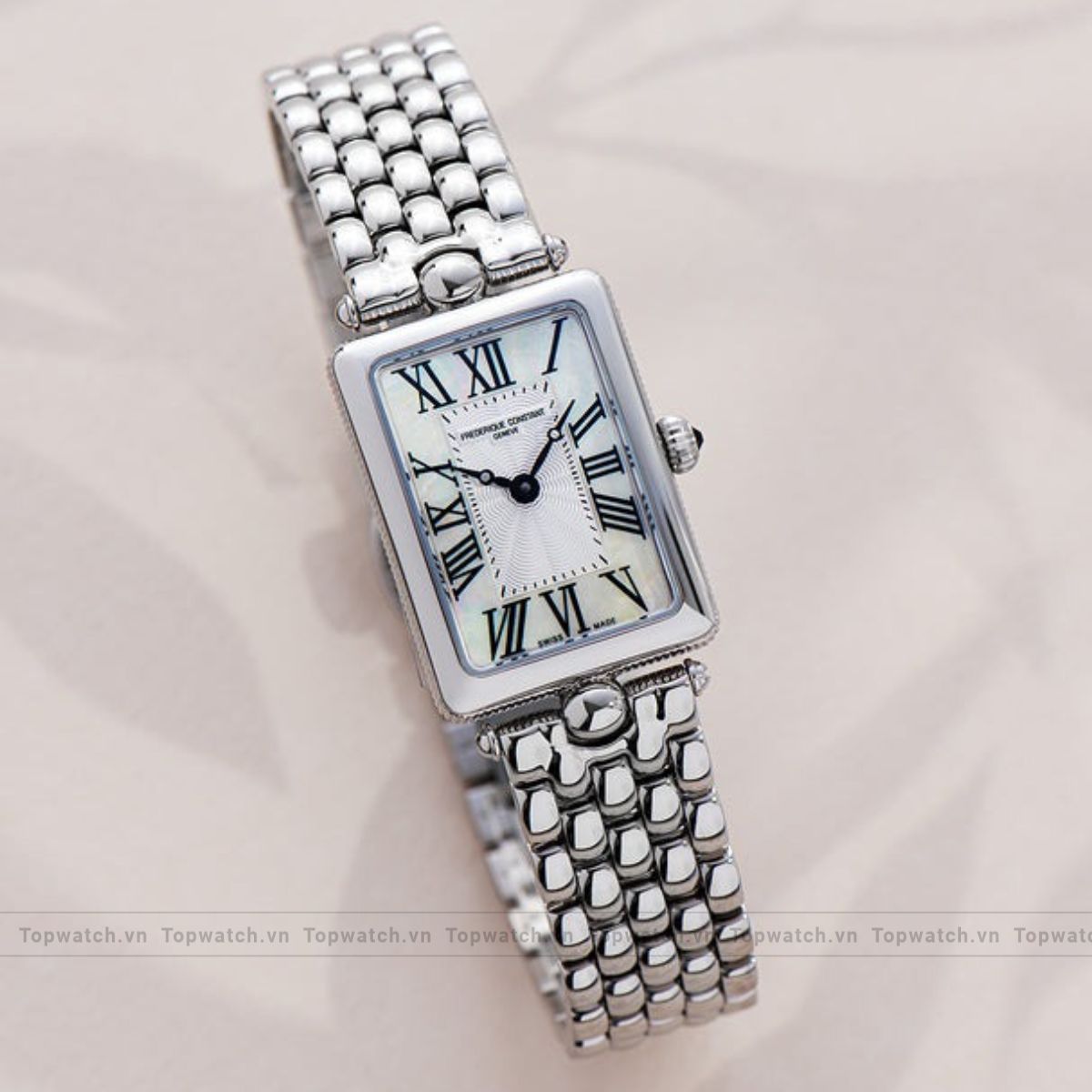 Frederique Constant Art Deco FC-200MPW2AC6B Carre Steel Watch 20.7mm Frederique Constant Art Deco FC-200MPW2AC6B Carre Steel Watch 20.7mm - Ảnh 4