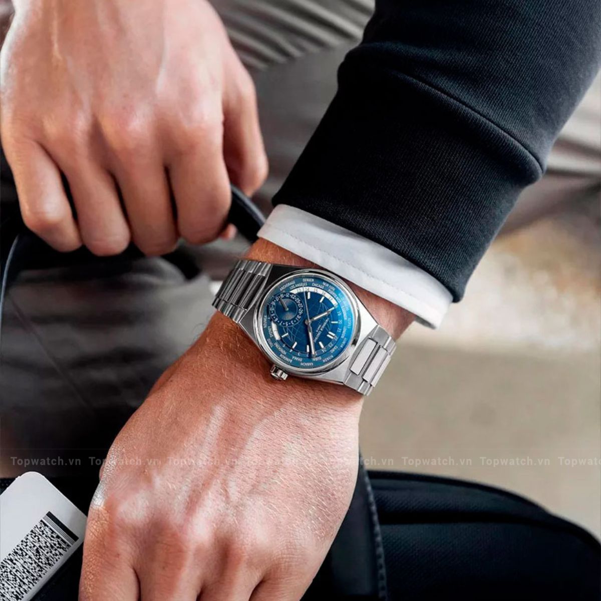 Frederique Constant Highlife FC-718N4NH6B Worldtimer Watch 41mm Frederique Constant Highlife FC-718N4NH6B Worldtimer Watch 41mm - Ảnh 2