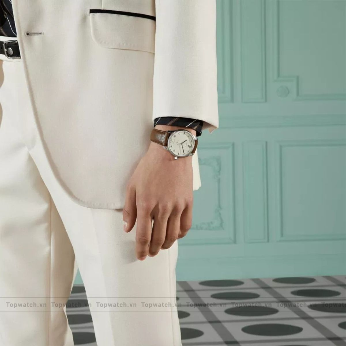 Gucci G-Timeless Automatic Silver Watch 40mm Gucci G-Timeless Automatic Silver Watch 40mm - Ảnh 3