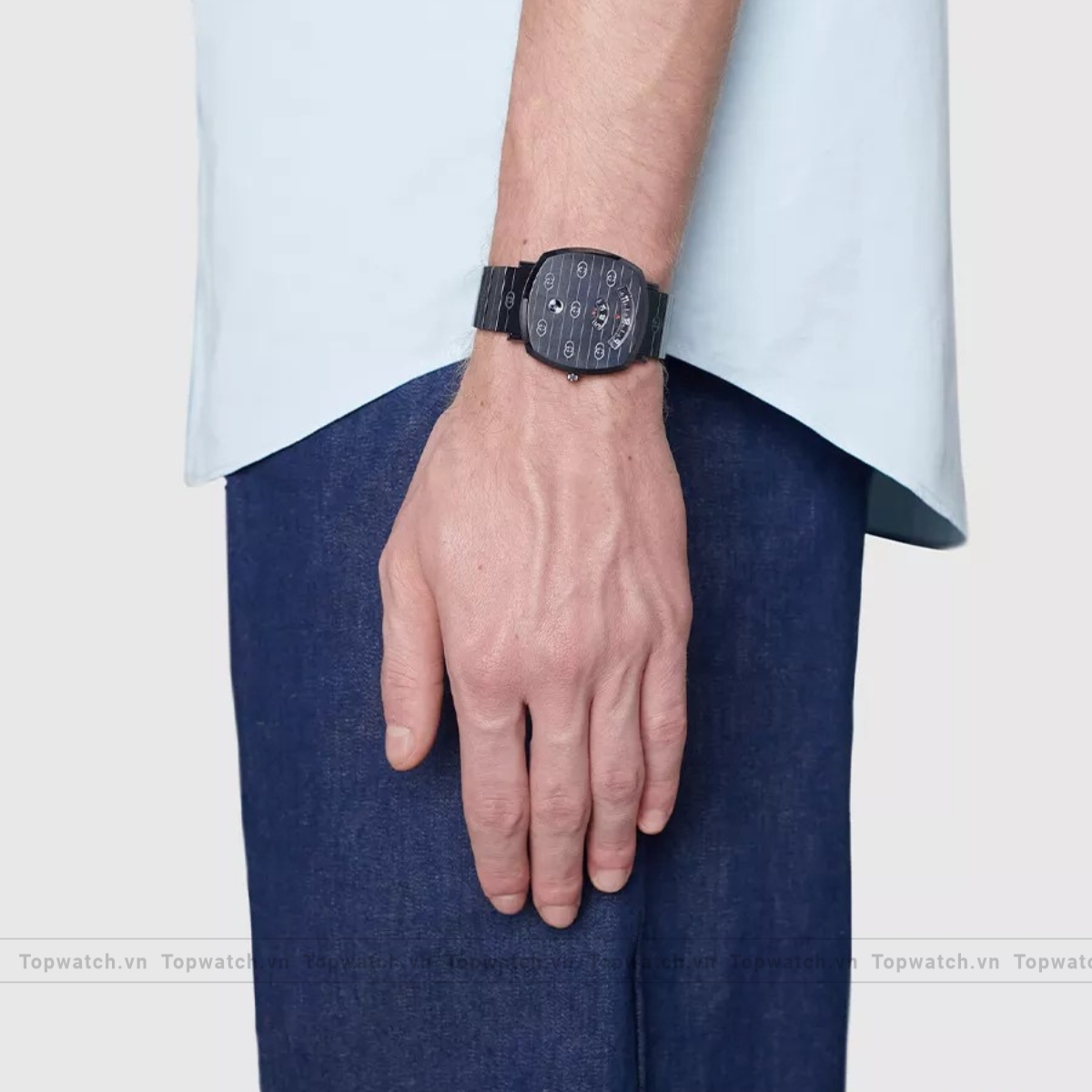 Gucci Grip YA157429 Titanium Watch 38mm Gucci Grip YA157429 Titanium Watch 38mm - Ảnh 2