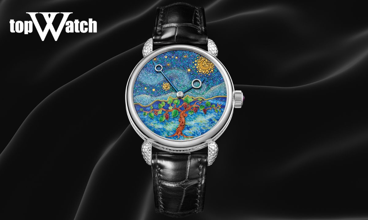 Đồng hồ Voutilainen Starry Night Vine Cloisonné Enamel and Lacquer