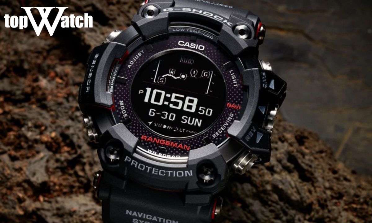 TOP 10 đồng hồ thể thao chống nước bền bỉ, đáng tiền Đồng hồ Casio G-Shock Rangeman GPR-H1000