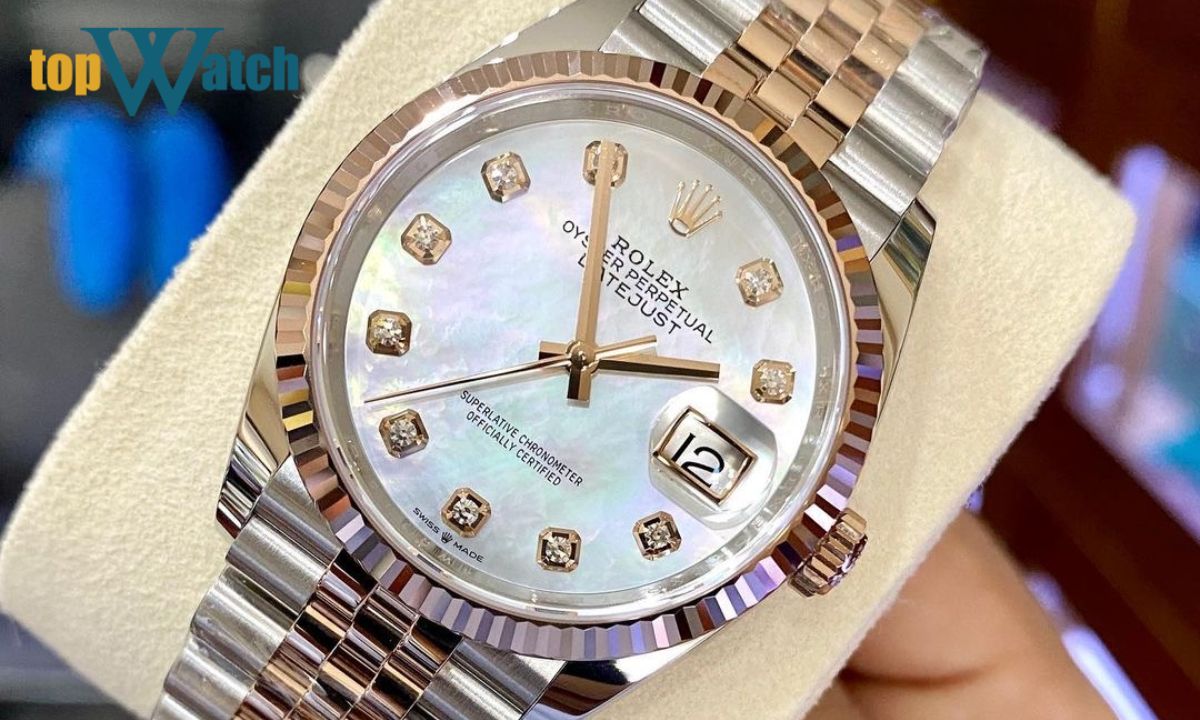 dong ho rolex datejust mother of pearl