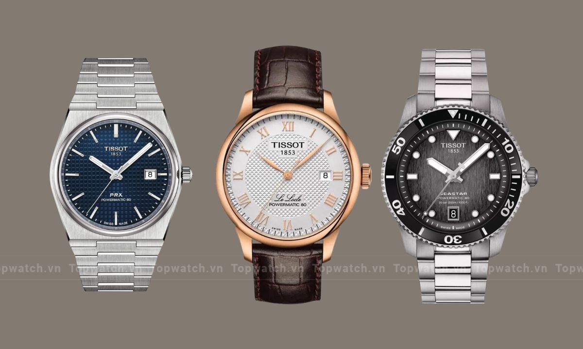 Những dòng đồng hồ nổi bật của thương hiệu Tissot