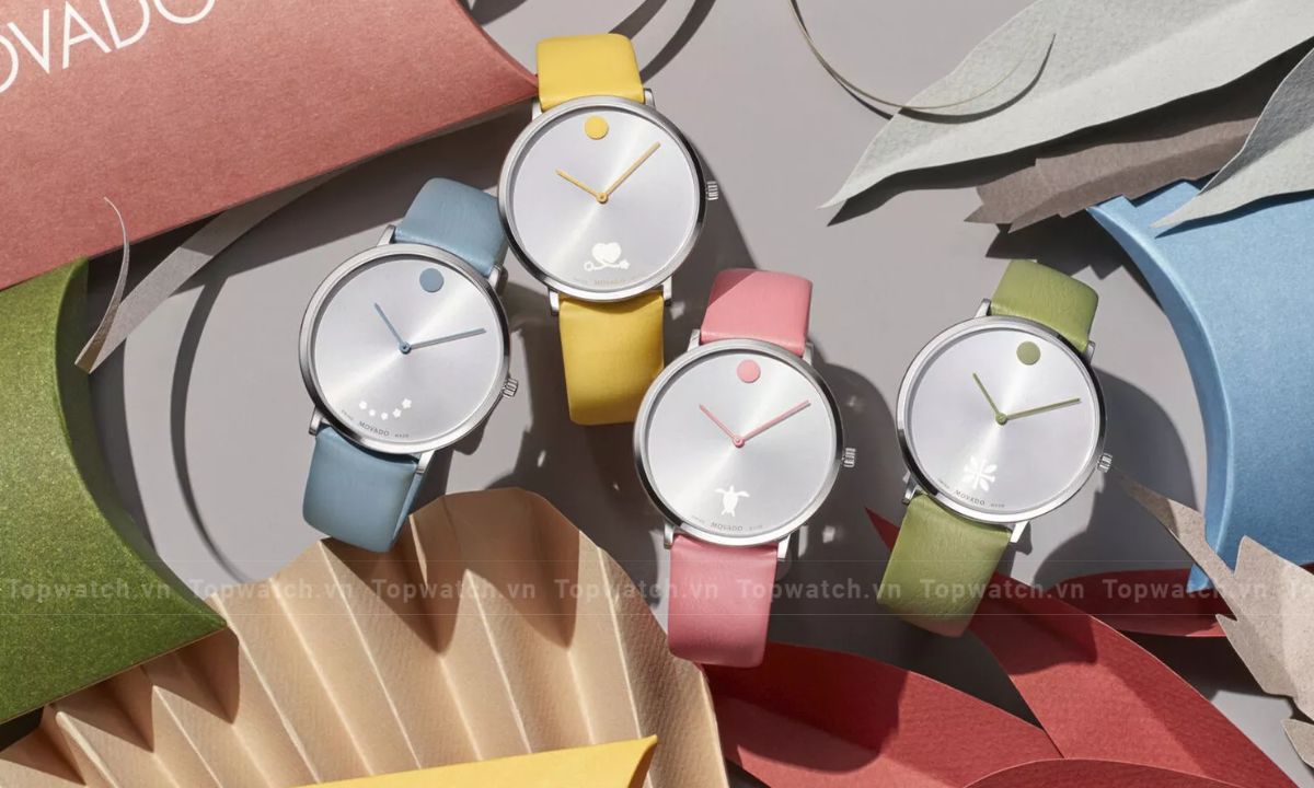 Bộ sưu tập đồng hồ Alexi X Movado Watch 40MM với đa dạng màu sắc