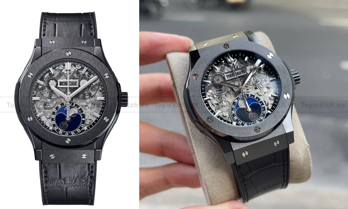 Đồng hồ Hublot Aerofusion Moonphase Black Magic 517.CX.0170.LR
