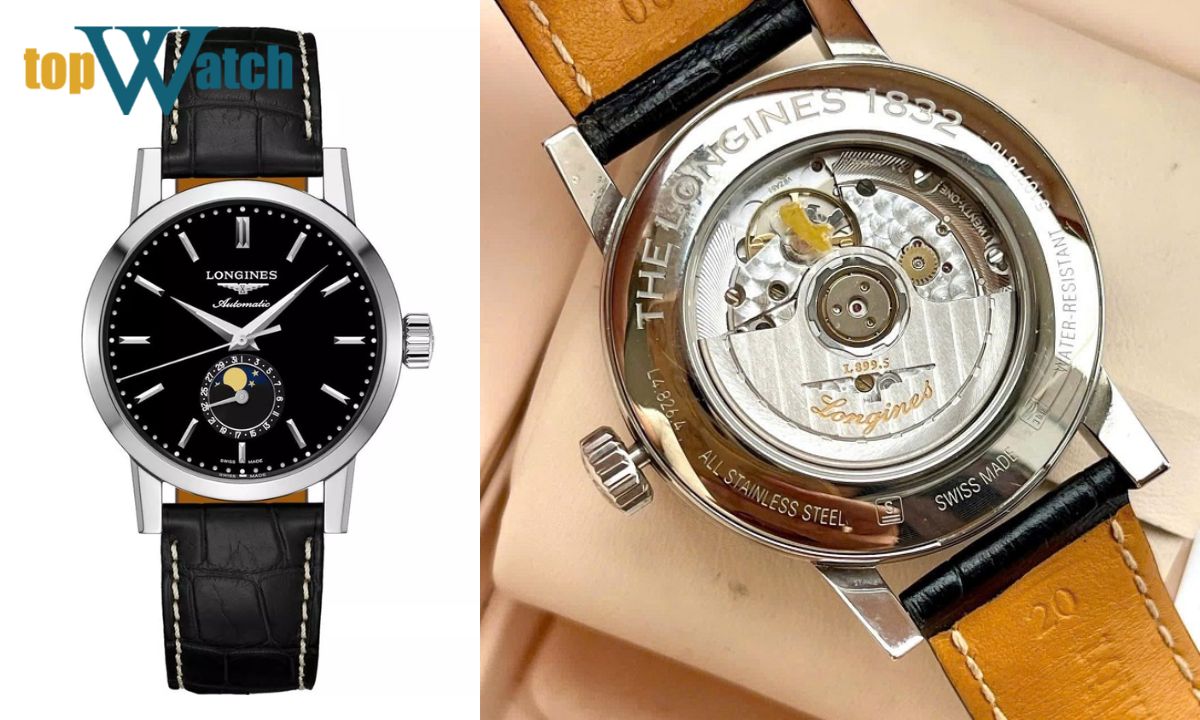 Đồng hồ Longines Heritage Moonphase L4.826.4.52.0