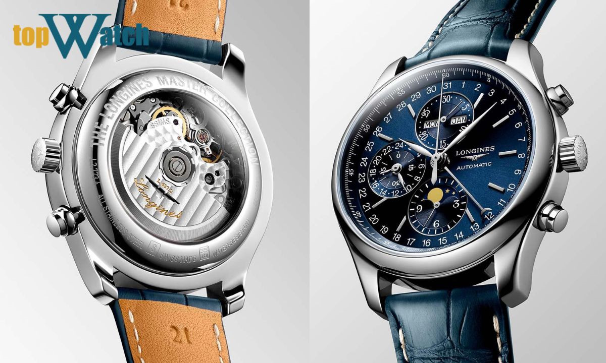 Đồng hồ Longines Master chronograph moonphase L2.773.4.92.0